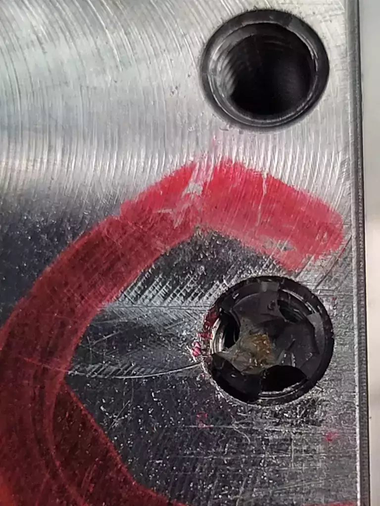 tap removal before